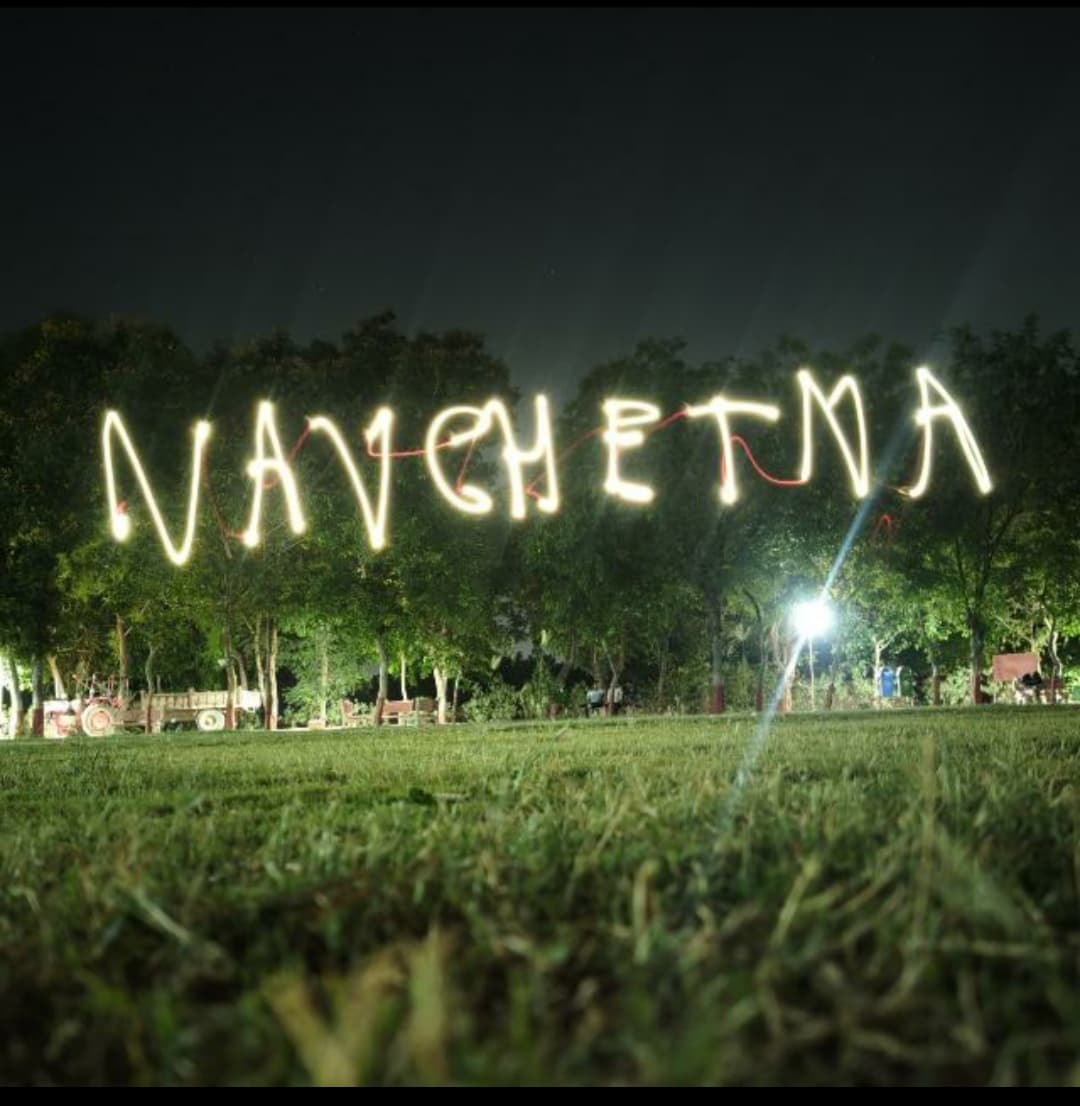 Navchetna is born - light painting